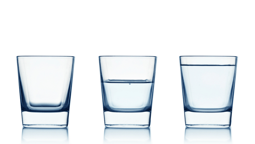 Half-full glasses